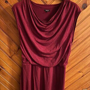 Apt. 9 Party Dress, Wine or Burgundy, Size Large